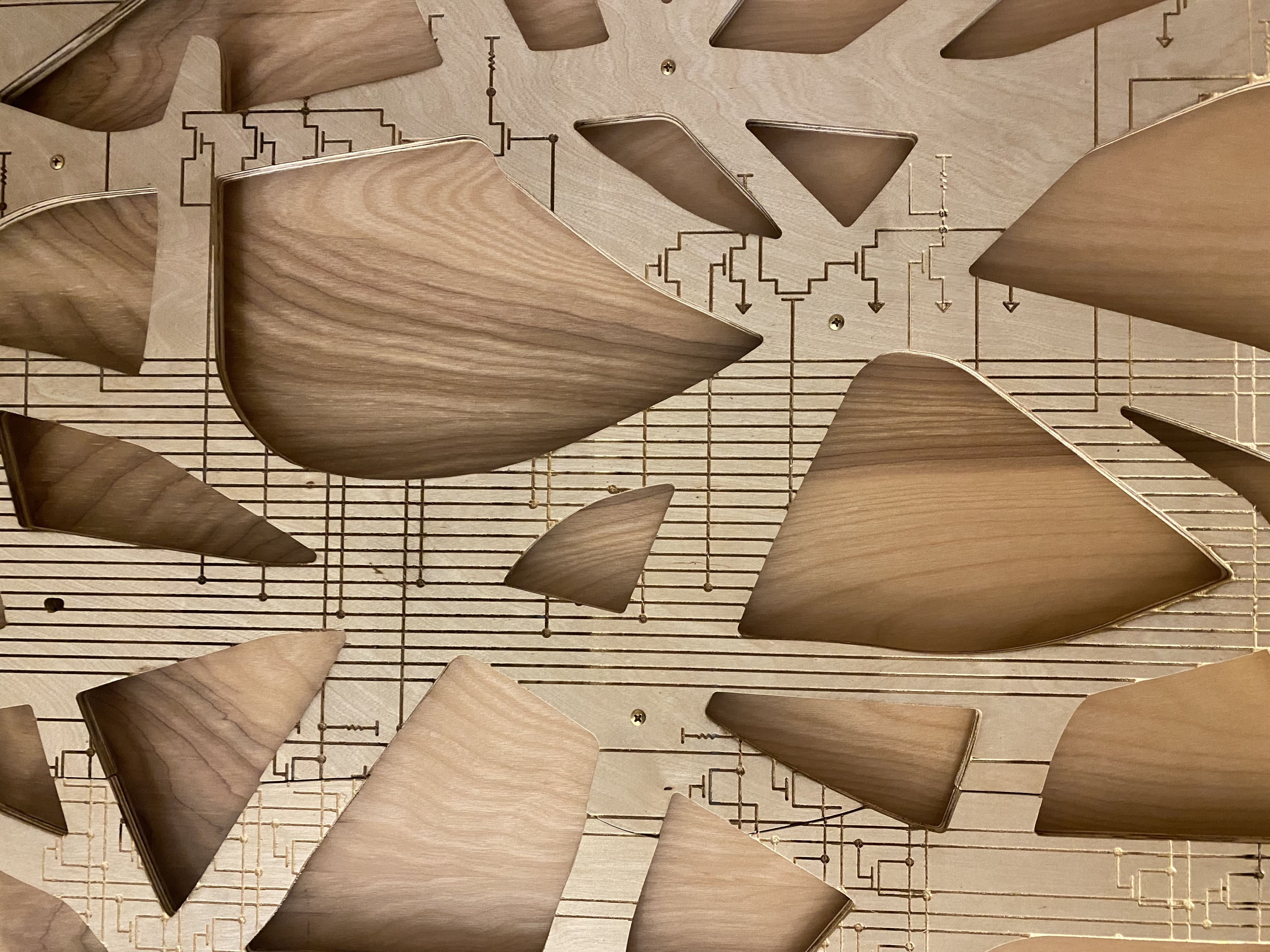 Schematic engraving detail